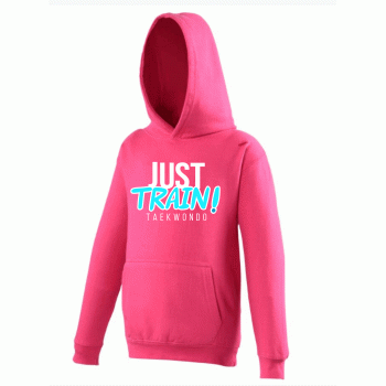 Hot pink hoodie ( Just train)